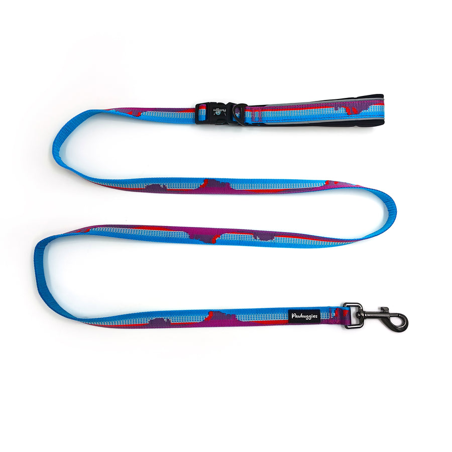 PawHuggies JazzyJacquard Dual-Purpose Leash & Collar - Paw Huggies