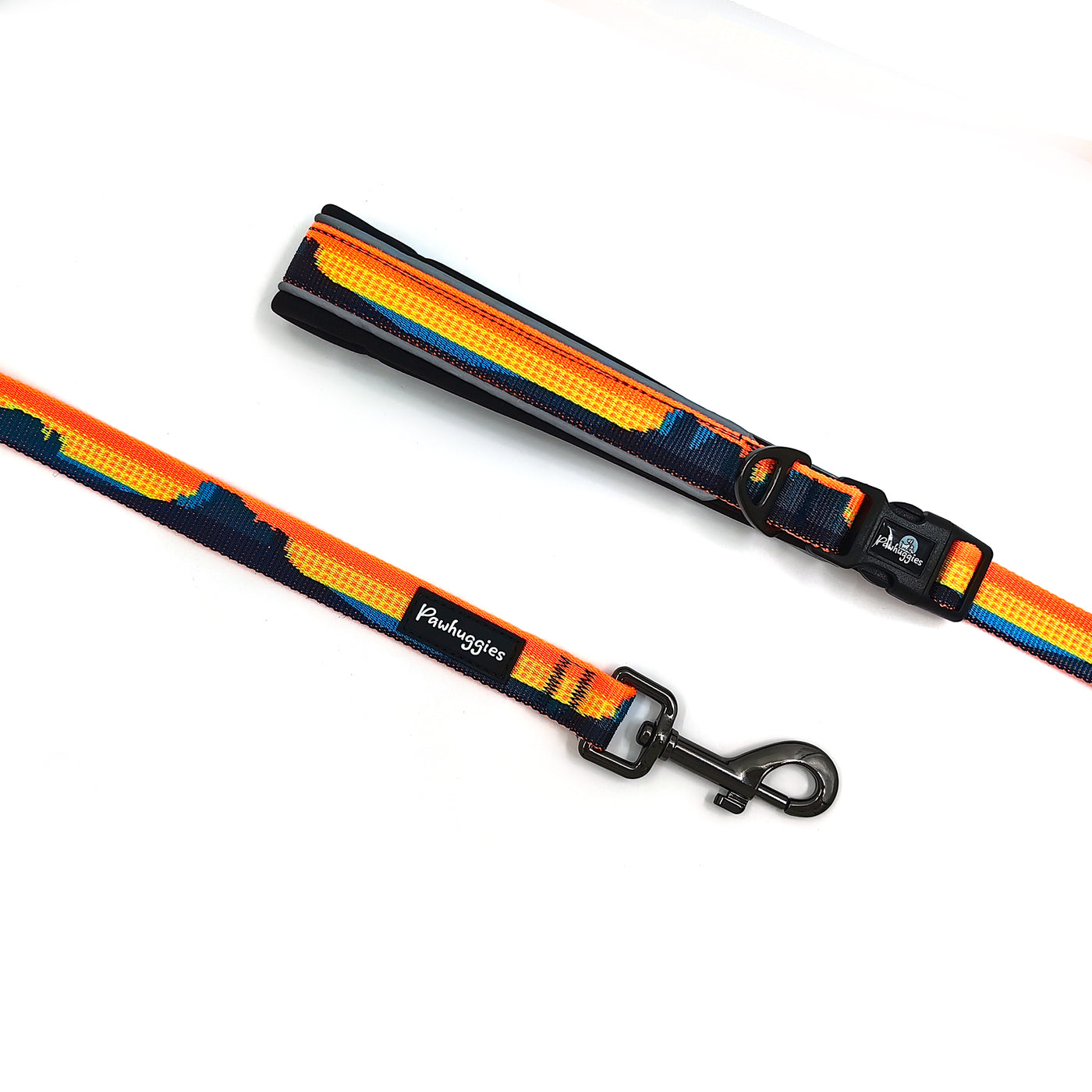 PawHuggies JazzyJacquard 2-in-1 Leash & Collar - Paw Huggies