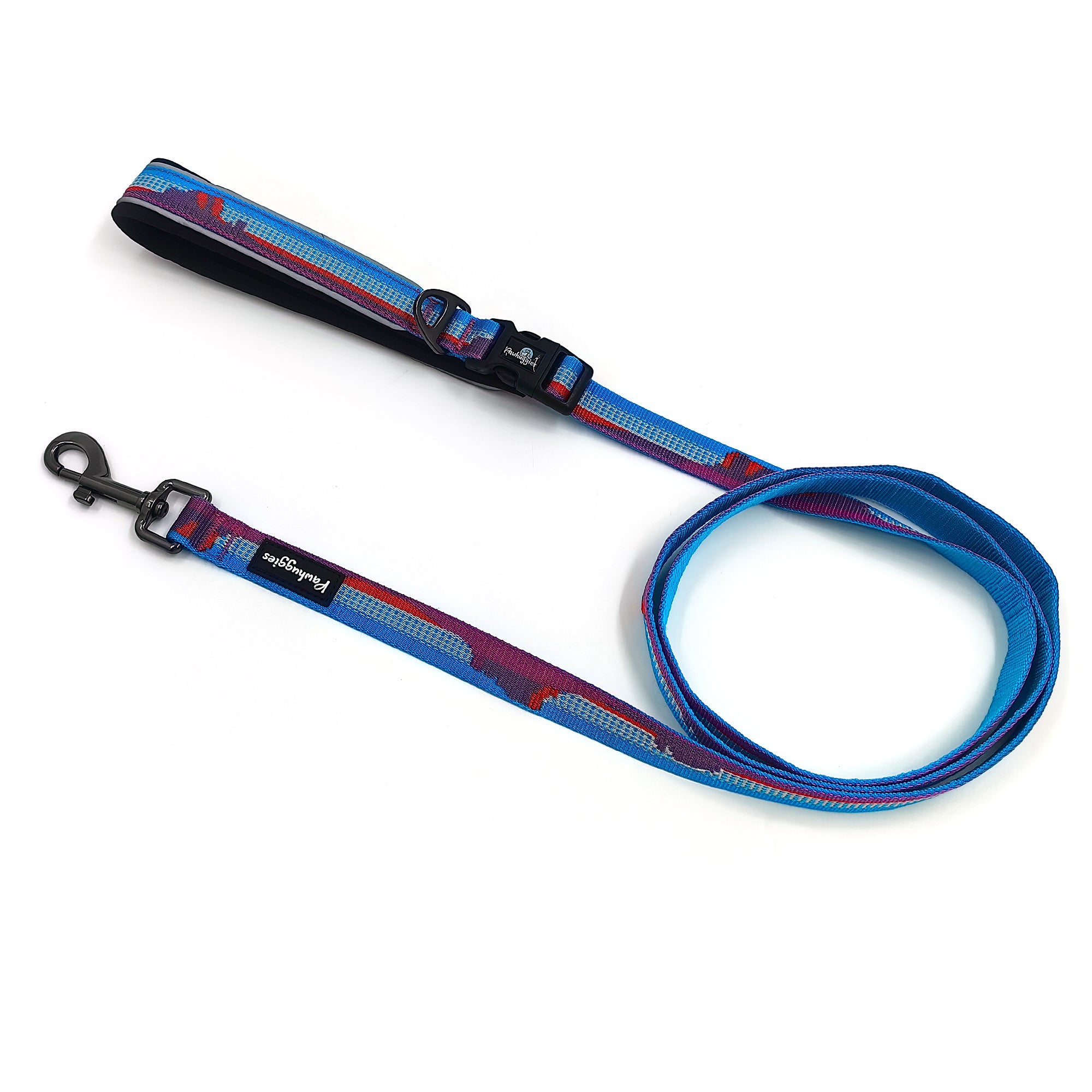 PawHuggies JazzyJacquard Dual-Purpose Leash & Collar - Paw Huggies