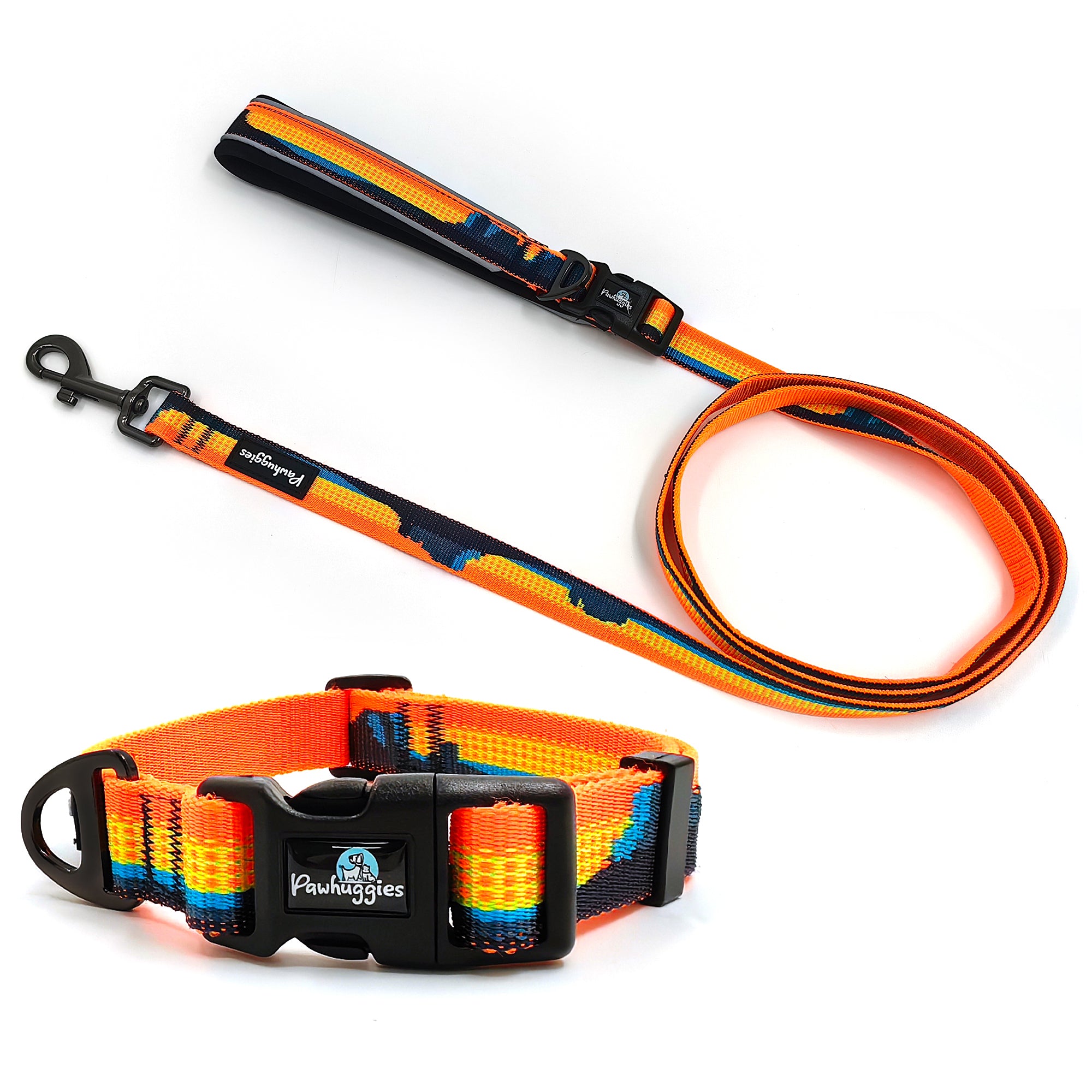 PawHuggies JazzyJacquard 2-in-1 Leash & Collar - Paw Huggies