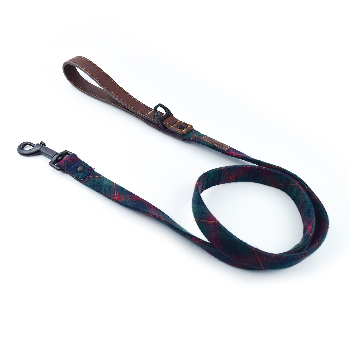 PawHuggies Premium Plaid Flannel Dog Harness Leash Set - Paw Huggies