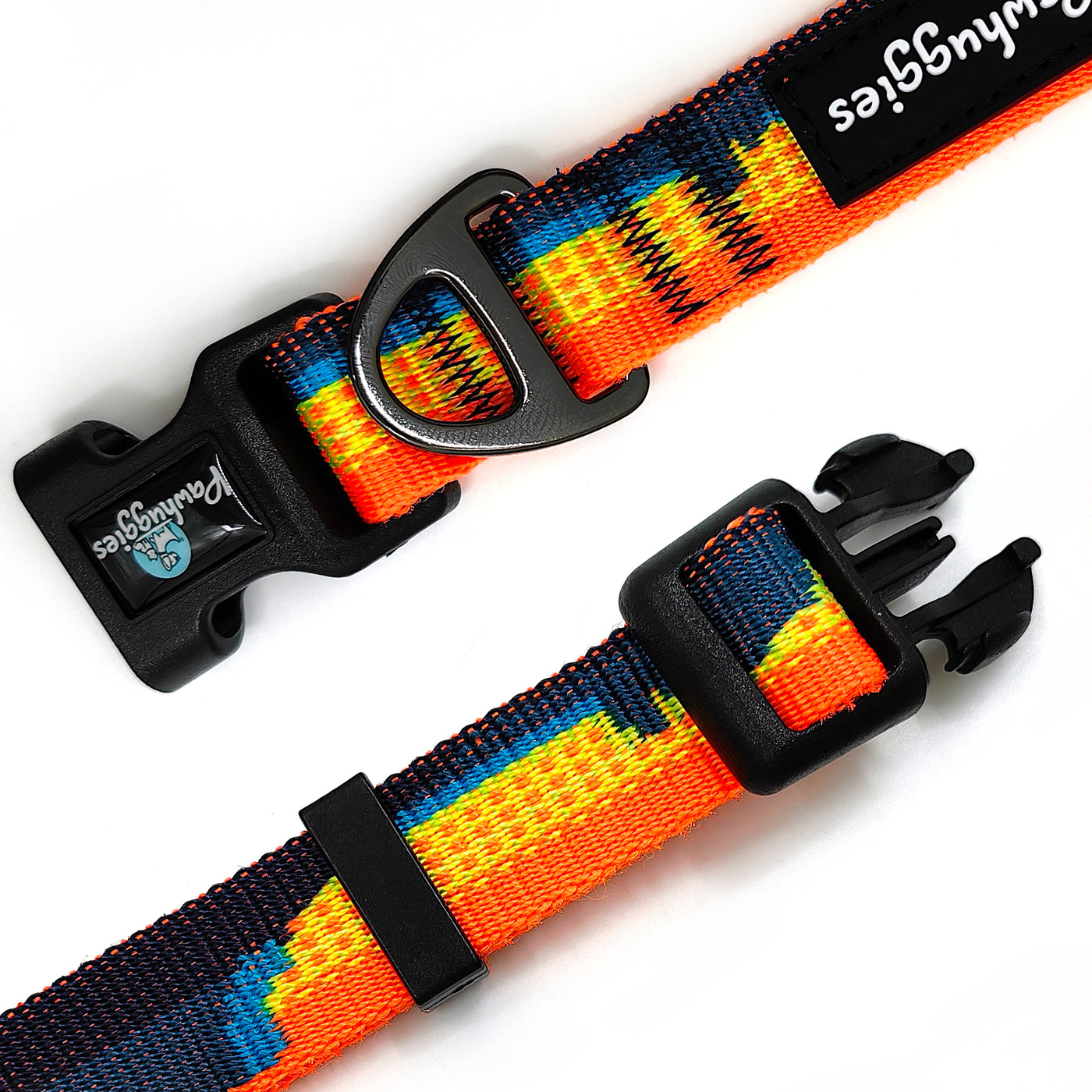 PawHuggies JazzyJacquard 2-in-1 Leash & Collar - Paw Huggies