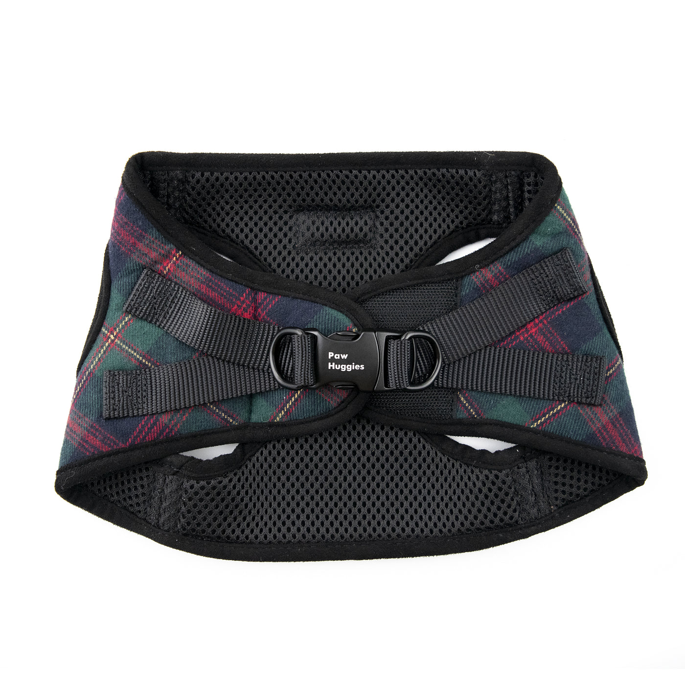 PawHuggies Premium Plaid Flannel Dog Harness Leash Set - Paw Huggies