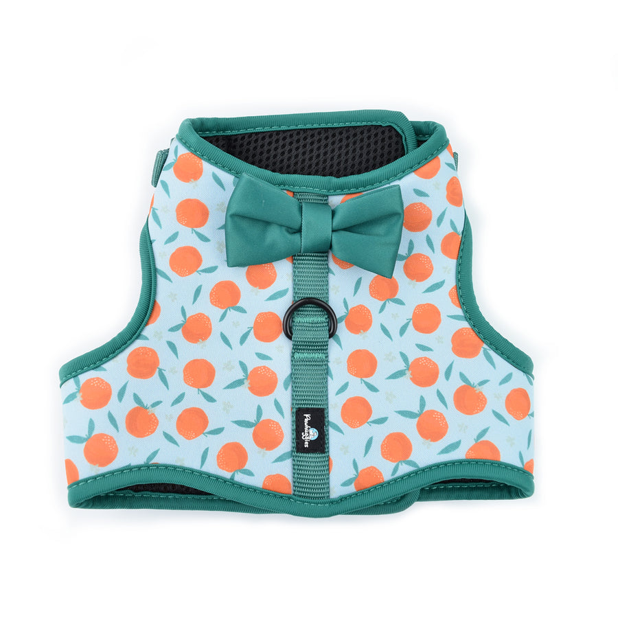 PawHuggies Satin Serenity Bowtie Dog Harness - Paw Huggies